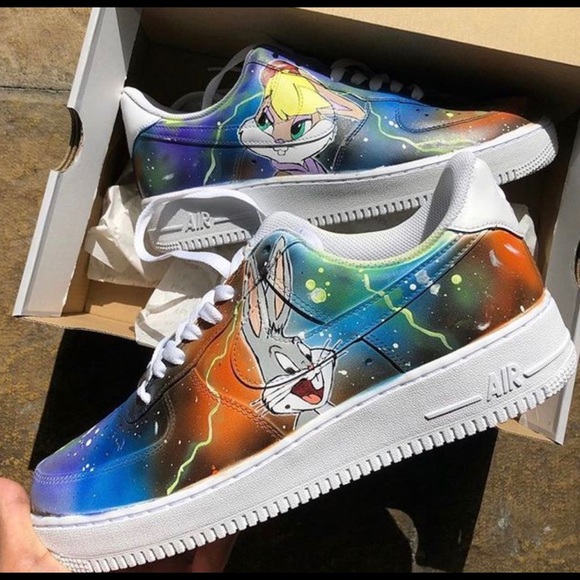 Nike | Shoes | Nike Custom Air Force Space Jam Nwt | Poshmark